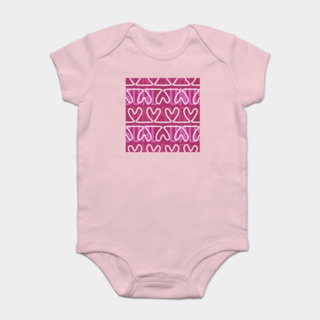 Knot Unusual Valentines Day Baby Bodysuit by DanielLiamGill